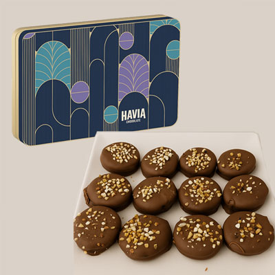 "Havia Chocolates Ganache Cookies - 200gms (Ibaco) - Click here to View more details about this Product